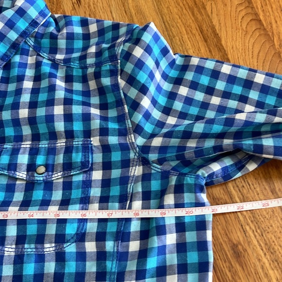 THE NORTH FACE Long Sleeve Plaid Pearl Snap Shirt, Size Large - Picture 7 of 12